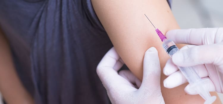 Aplicación de vacunas VPH